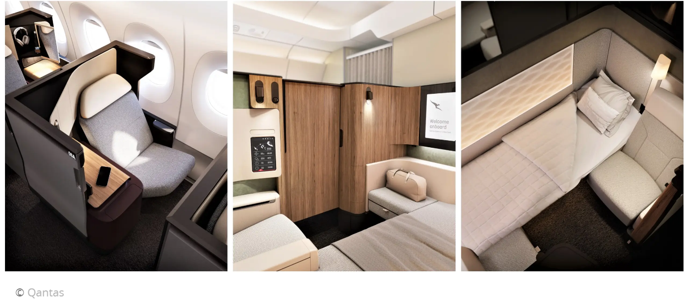 qantas first class suites